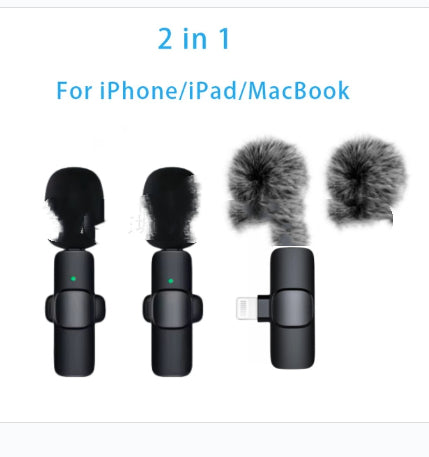 ميكروفون لافالير لاسلكي للبث المباشر وتصوير الفيديو | Wireless Lavalier Microphone for Live Streaming & Short Video