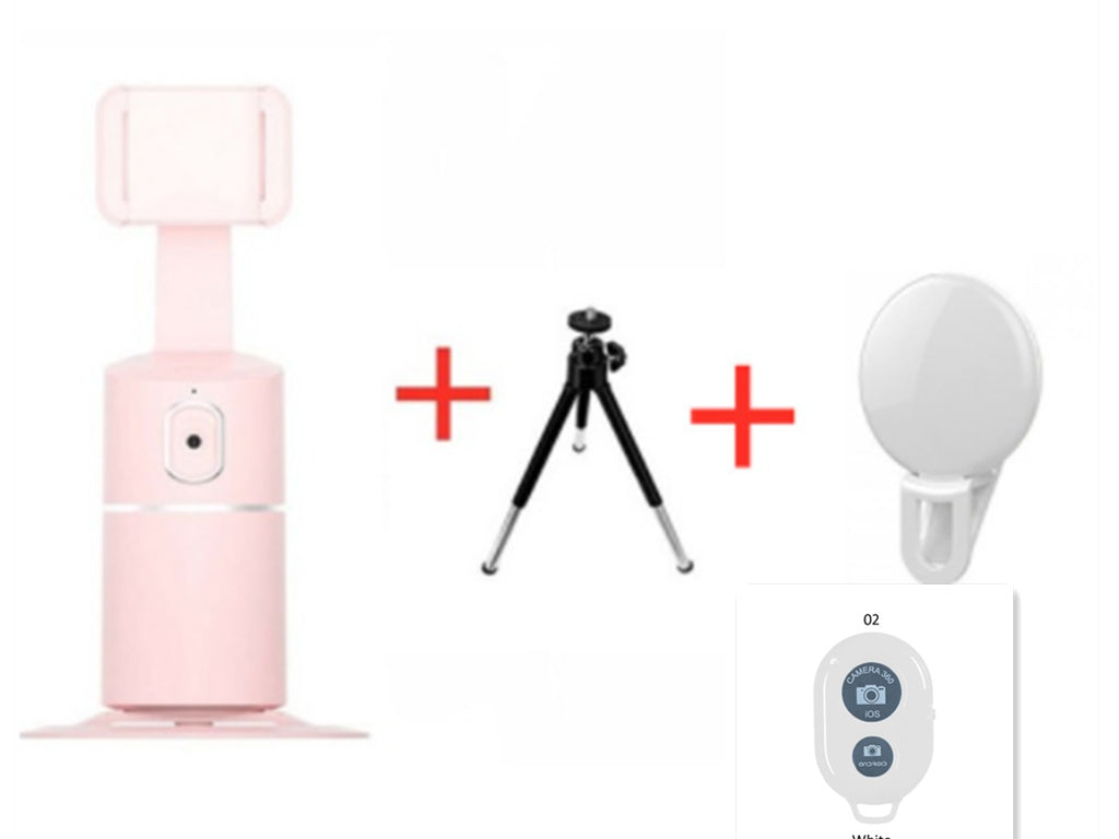 Smart Face Recognition Tracking PTZ Mobile Phone Stand Live Broadcast | حامل هاتف ذكي بتتبع الوجه للبث المباشر