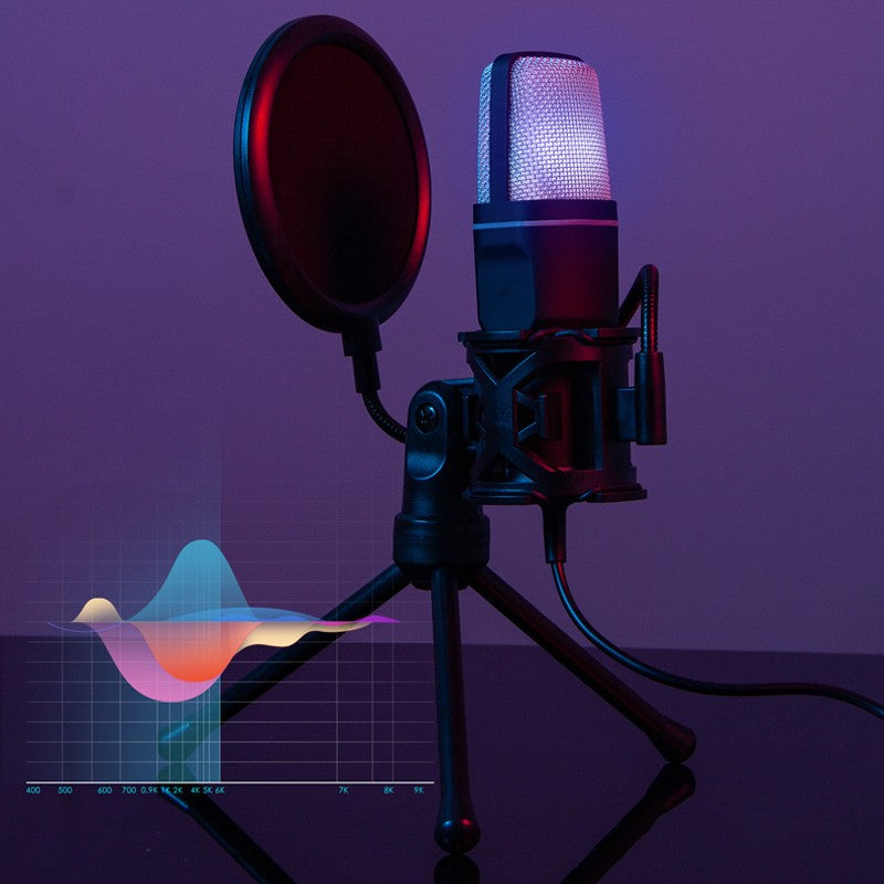 ميكروفون مكتبي للبث المباشر والمؤتمرات | Desktop Microphone for Live Streaming & Conference