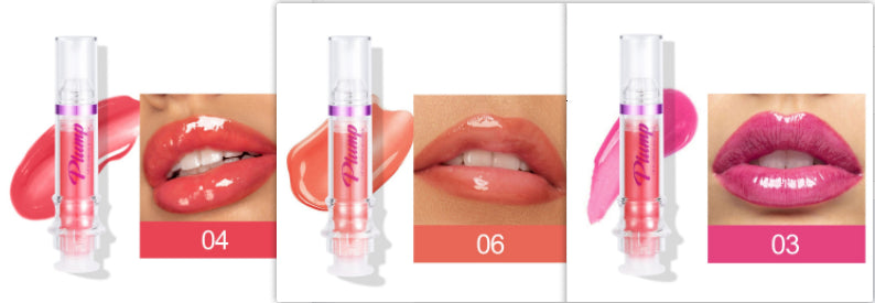 أحمر شفاه سائل لامع | New Tube Lip Rich Lip Color Liquid Lipstick Mirror