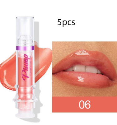 أحمر شفاه سائل لامع | New Tube Lip Rich Lip Color Liquid Lipstick Mirror