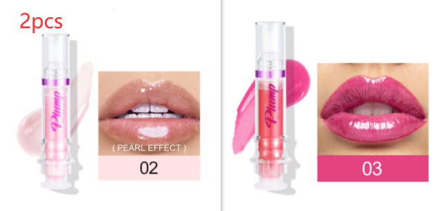 أحمر شفاه سائل لامع | New Tube Lip Rich Lip Color Liquid Lipstick Mirror