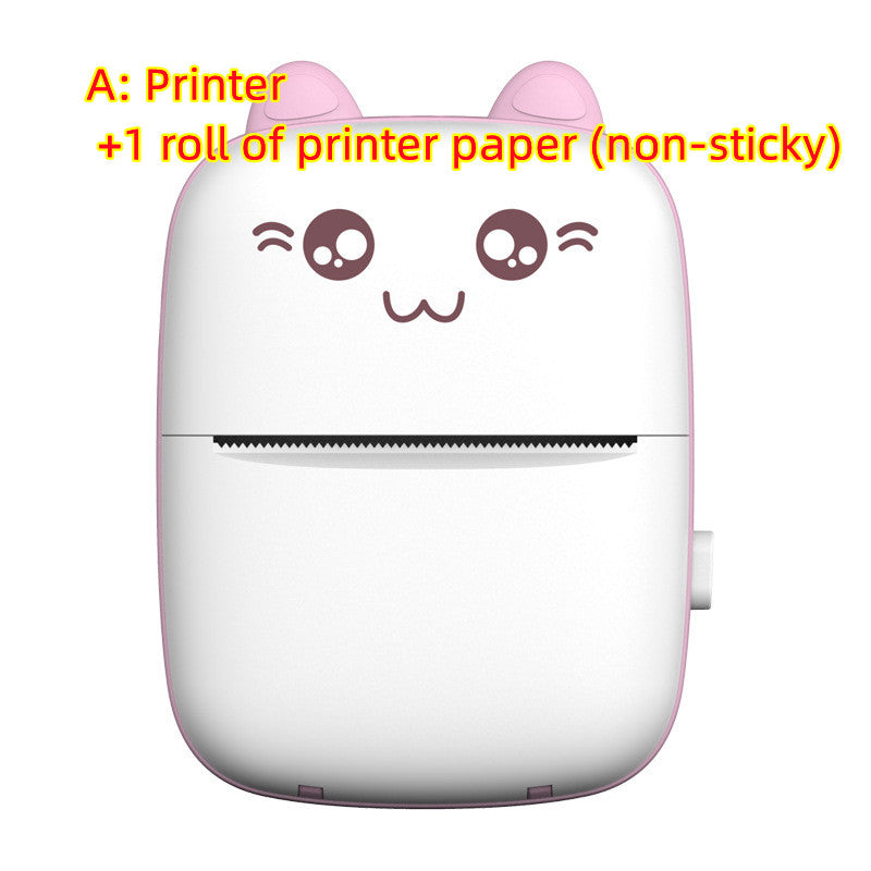 طابعة صغيرة محمولة بلوتوث وايفاي لطباعة الصور من الهاتف | Mini Printer Portable Bluetooth WiFi Mobile Phone Photo Pocket Printer