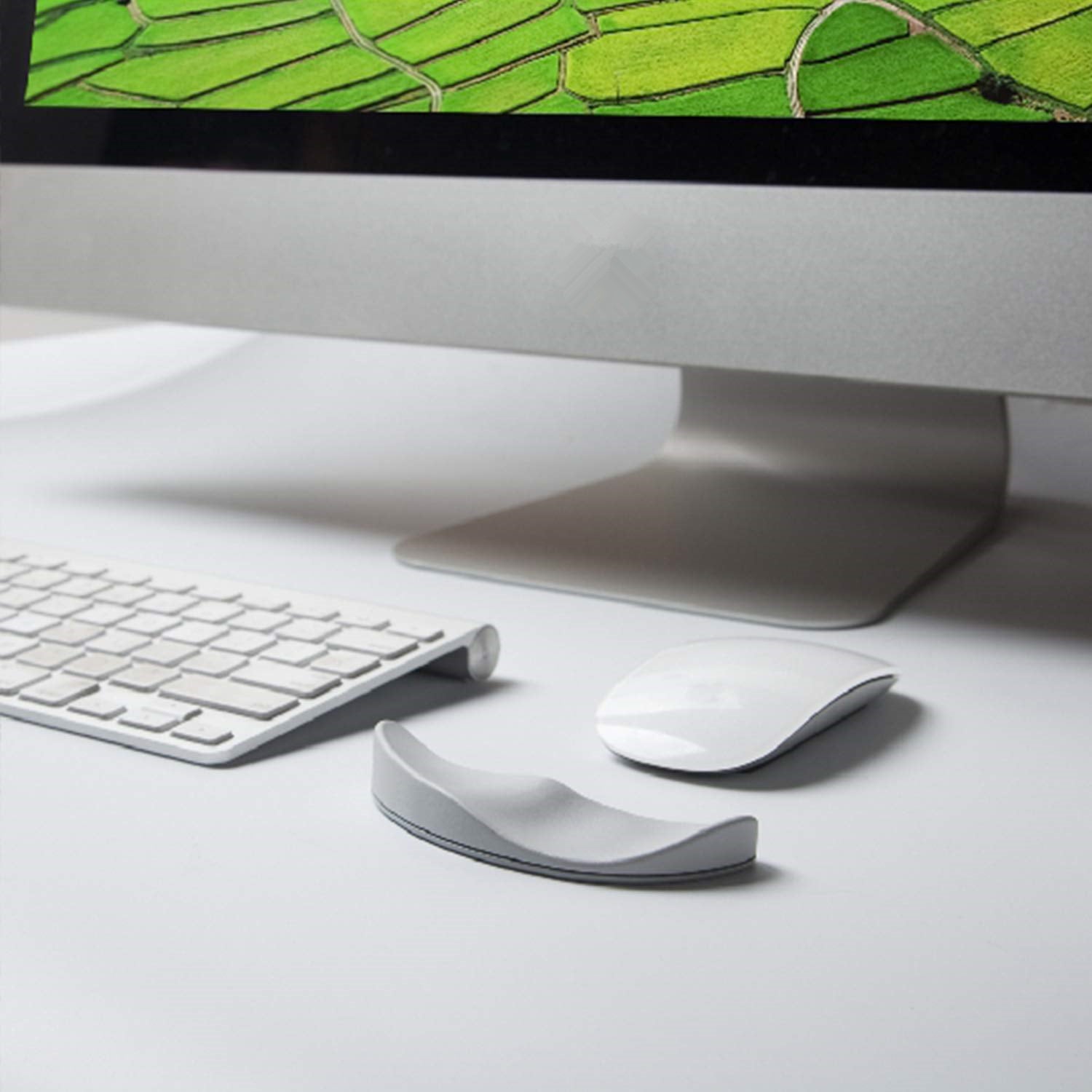 مسند معصم سيليكون للماوس مضاد للانزلاق | Ergonomic Mouse Wrist Rest Mouse Pads Silicon Gel Non-Slip