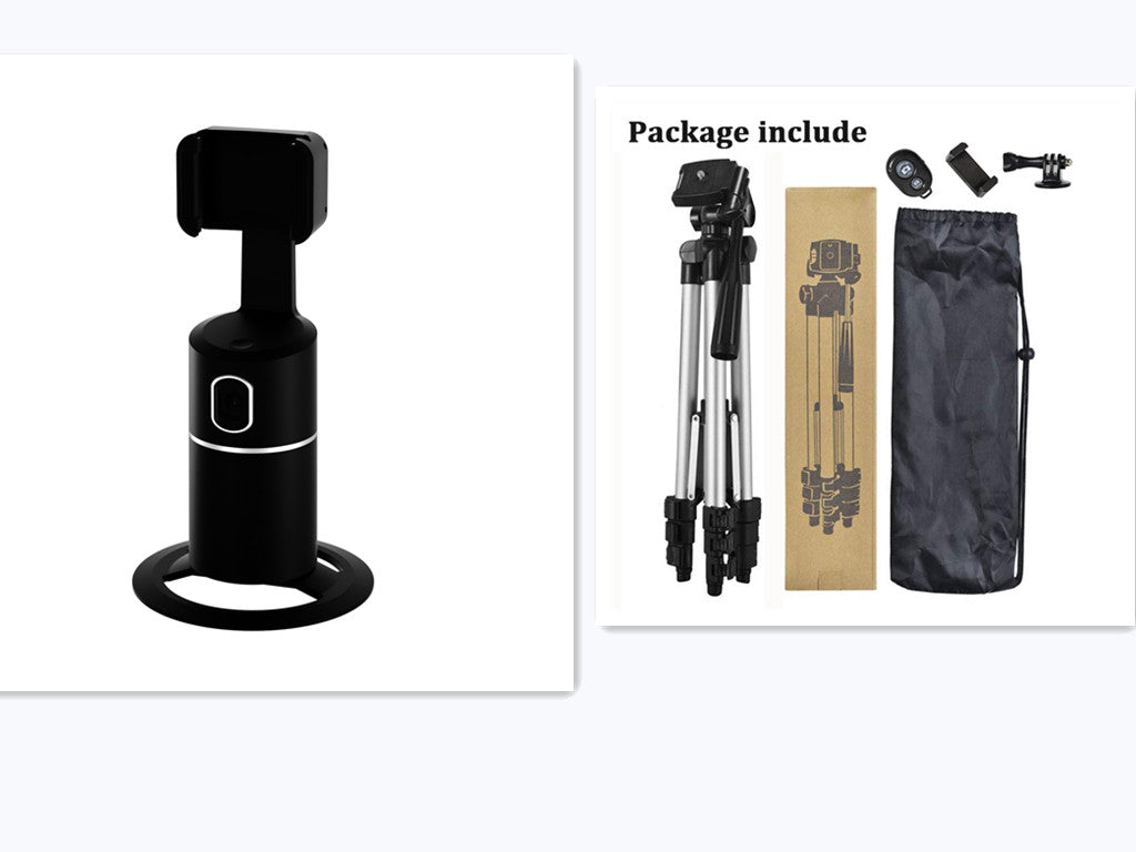 Smart Face Recognition Tracking PTZ Mobile Phone Stand Live Broadcast | حامل هاتف ذكي بتتبع الوجه للبث المباشر