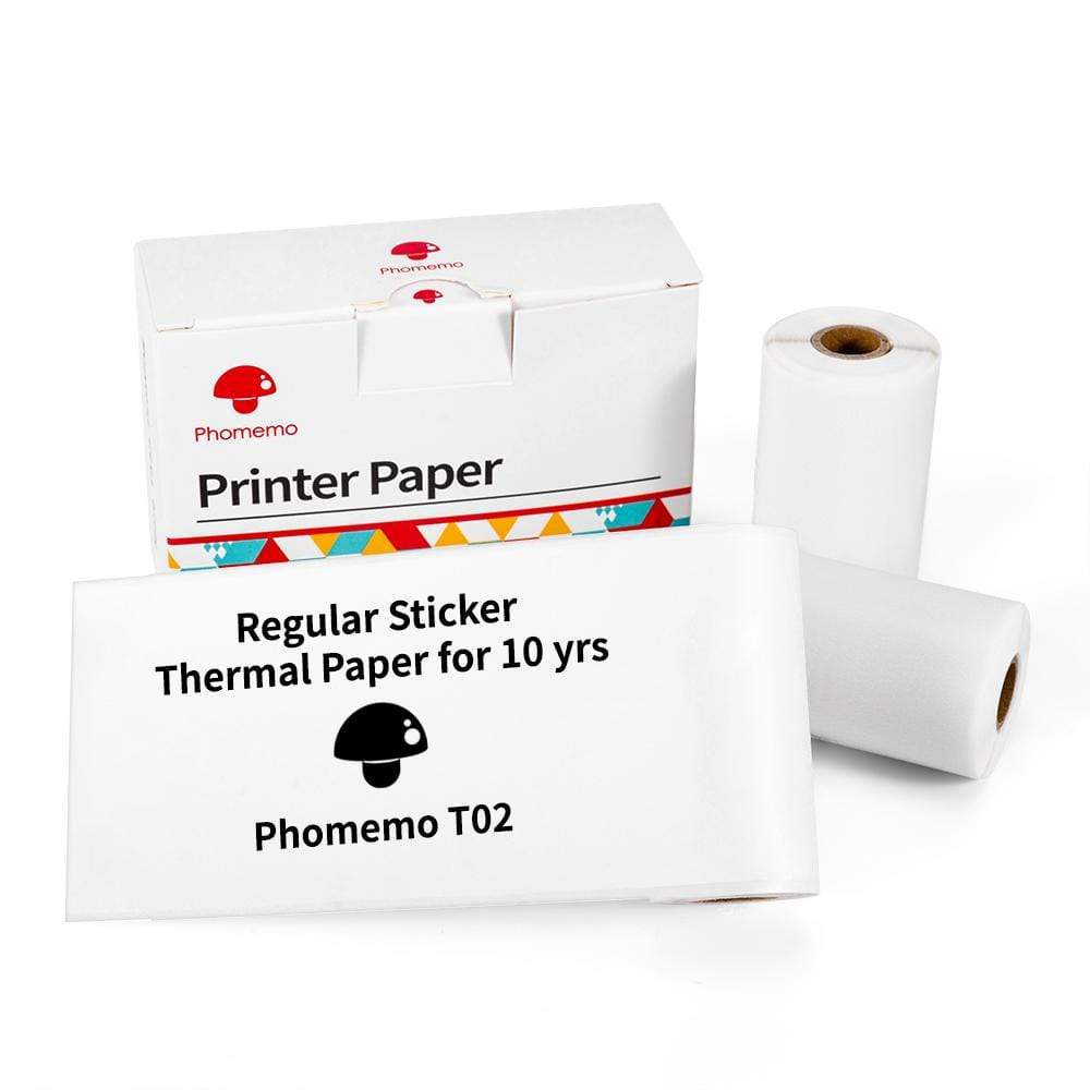 طابعة ملصقات حرارية محمولة بلوتوث للصور والبطاقات والأسئلة | Portable Mini Thermal Label Printer Home Photo Printer Bluetooth Mini Label Printer