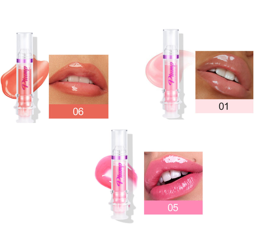 أحمر شفاه سائل لامع | New Tube Lip Rich Lip Color Liquid Lipstick Mirror