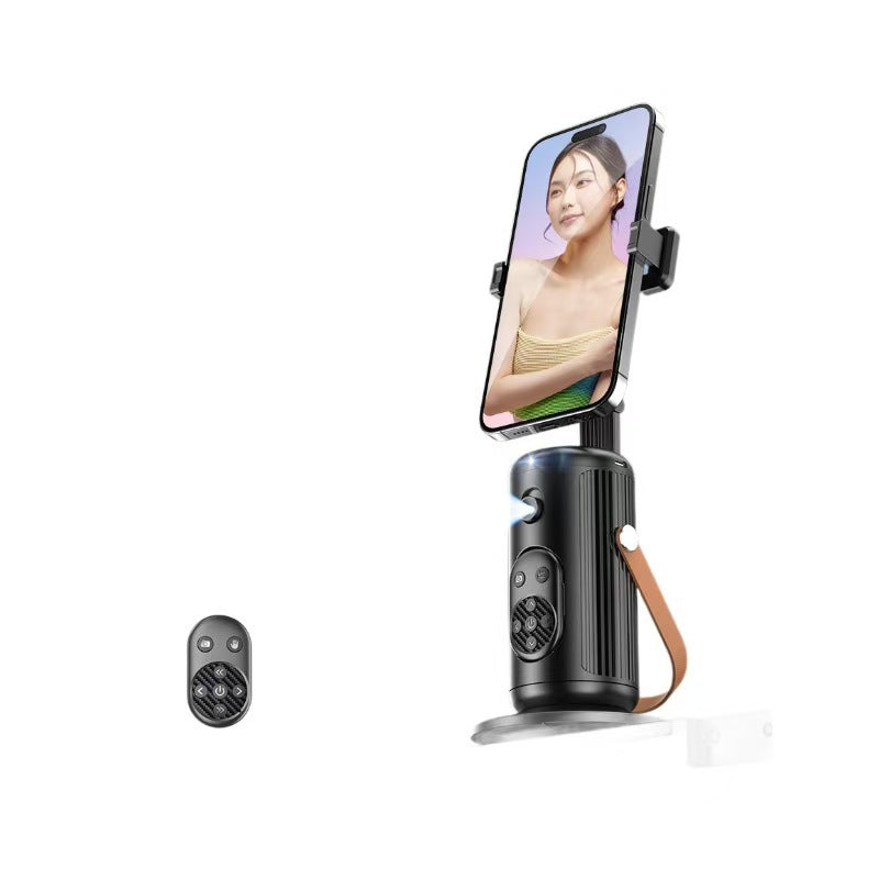 حامل سيلفي ذكي بتقنية التعرف على الوجه AI مع بلوتوث للبث المباشر | Smart AI Face Recognition Mobile Live Streaming Bluetooth Selfie Holder