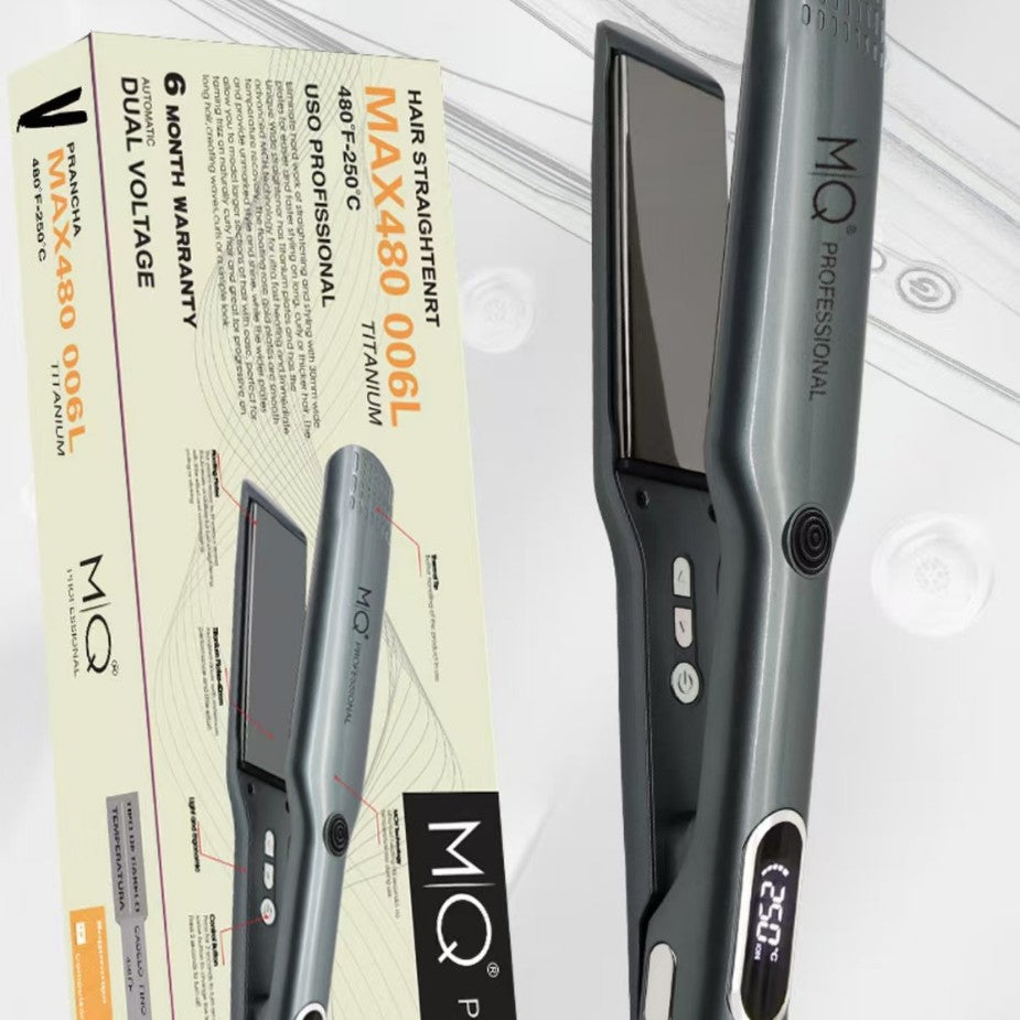 مكواة شعر بدرجة حرارة عالية بأيونات سالبة | Negative Ion High-temperature Hair Straightener Straightens Hair Like A Salon Hair Straightener