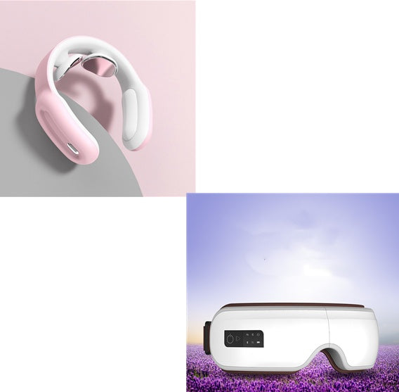 مساج عنق وكتف ذكي بتحكم عن بعد | Cervical & Shoulder Massager Intelligent Remote Control