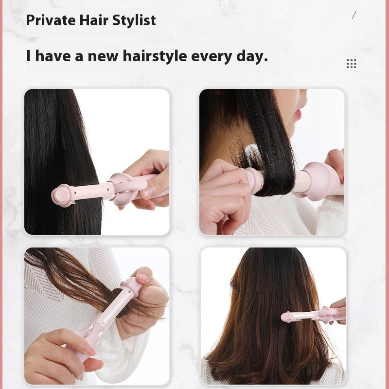 مكواة شعر 2 في 1 للفرد والتمويج | Two-in-one Hair Curler Hair Curler And Straightener Dual-use Bangs Hair Curler