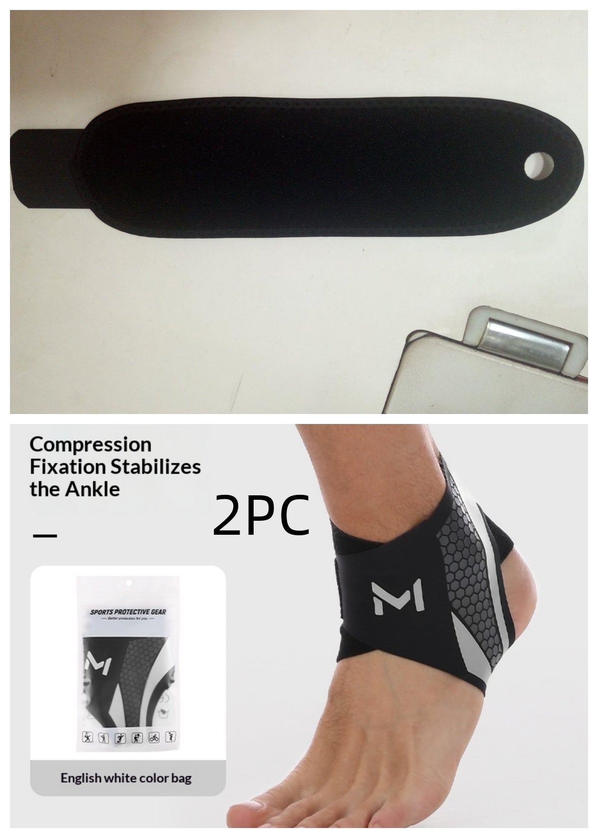 دعامة كاحل رياضية ضاغطة | Cooper Ankle Support Compression Foot Sleeves