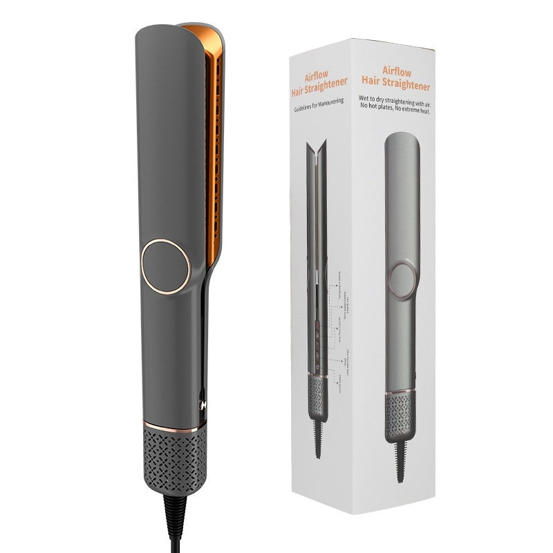 مكواة شعر بالهواء البارد سريعة التسخين | Cold Air Shaping Hair Straightener Quick-heating Temperature Control High-speed Blowing Splint