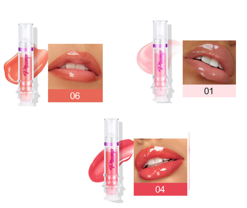 أحمر شفاه سائل لامع | New Tube Lip Rich Lip Color Liquid Lipstick Mirror