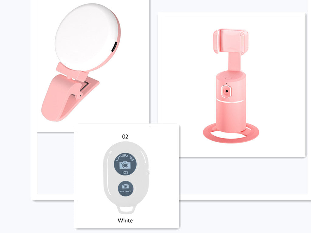 Smart Face Recognition Tracking PTZ Mobile Phone Stand Live Broadcast | حامل هاتف ذكي بتتبع الوجه للبث المباشر