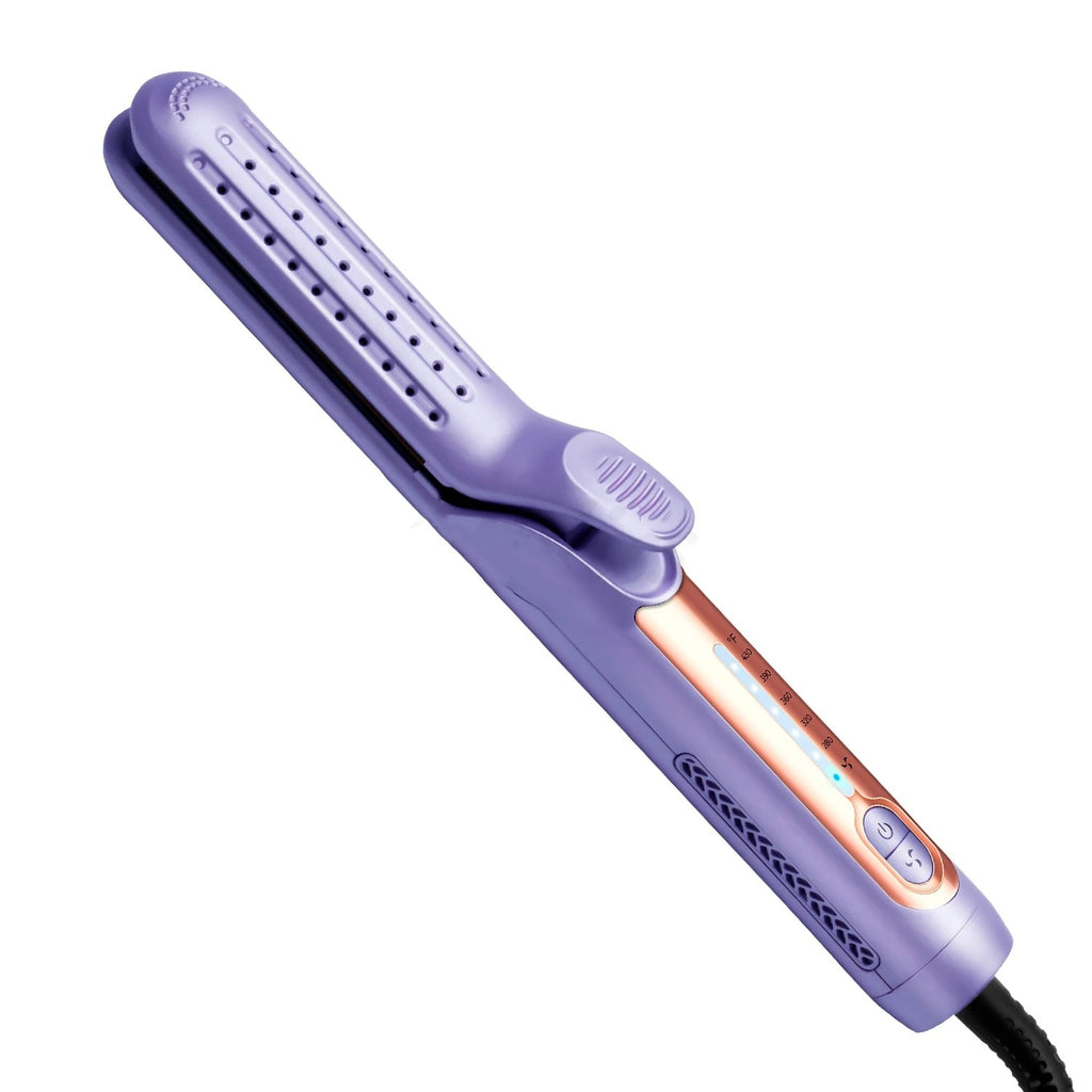 مكواة شعر كهربائية منزلية للتجعيد والتسريح | Home Hair Curling Electric Hair Straightener Device