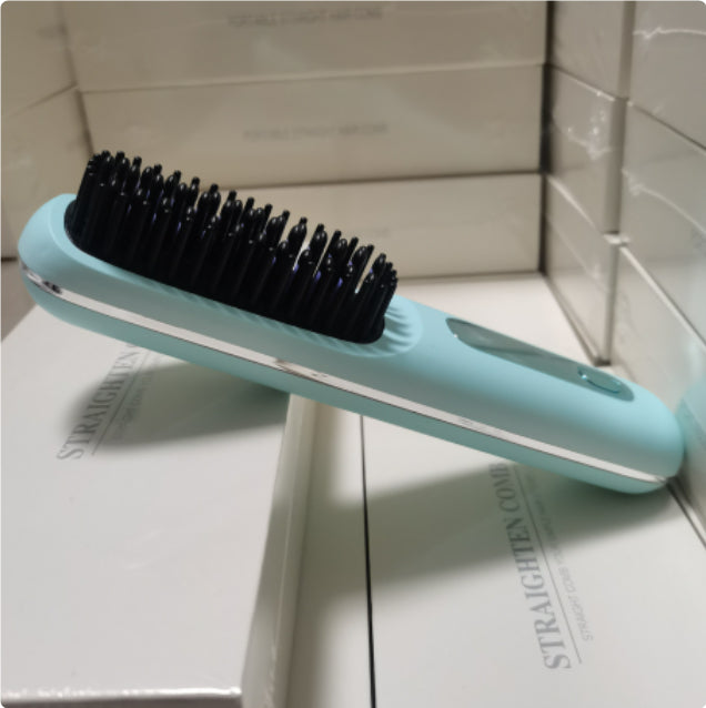 مشط تمليط لاسلكي 2 في 1 | 2 In 1 Straight Hair Comb Wireless Hair Straightener Brush