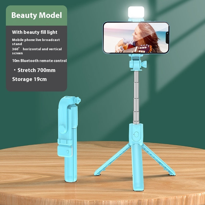 Mobile Phone Bluetooth Selfie Stick Tripod Self Timer | عصا سيلفي بلوتوث حامل ثلاثي للهواتف المحمولة مع مؤقت ذاتي