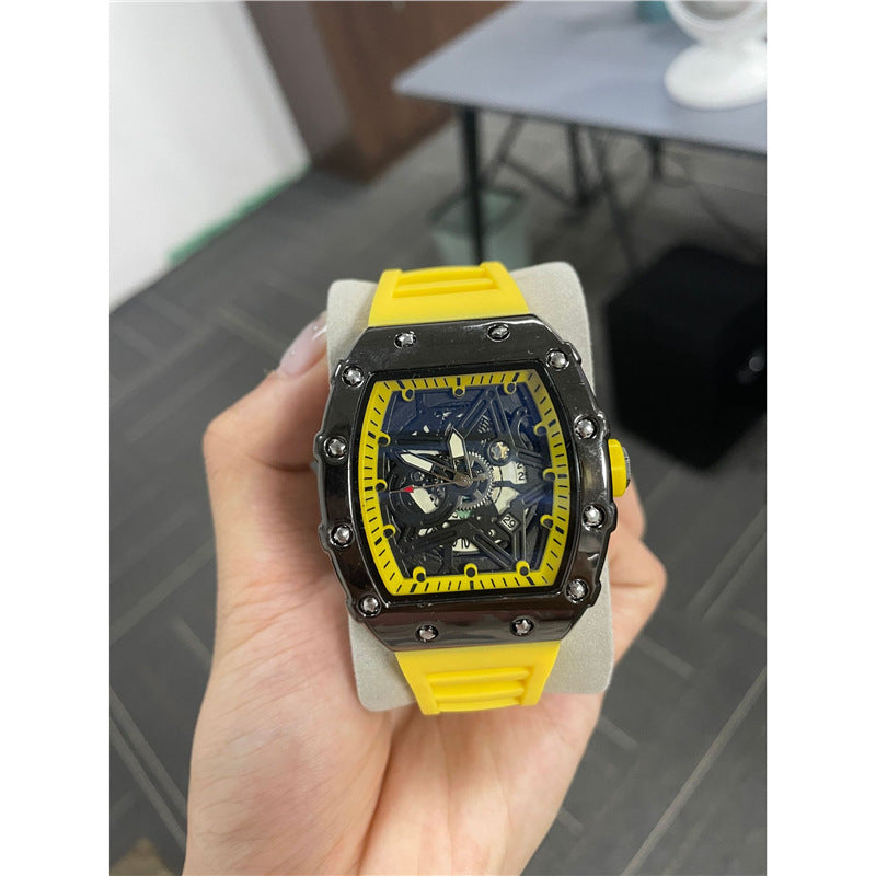 ساعة رجالية أسطوانية مضيئة | Cylindrical Mens Watch Luminous Quartz Movement