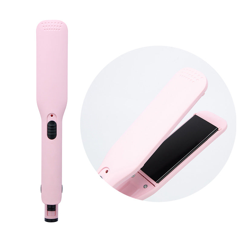 مكواة شعر كهربائية 2 في 1 | Hair Curler And Straightener Dual-use Electric Hair Straightener