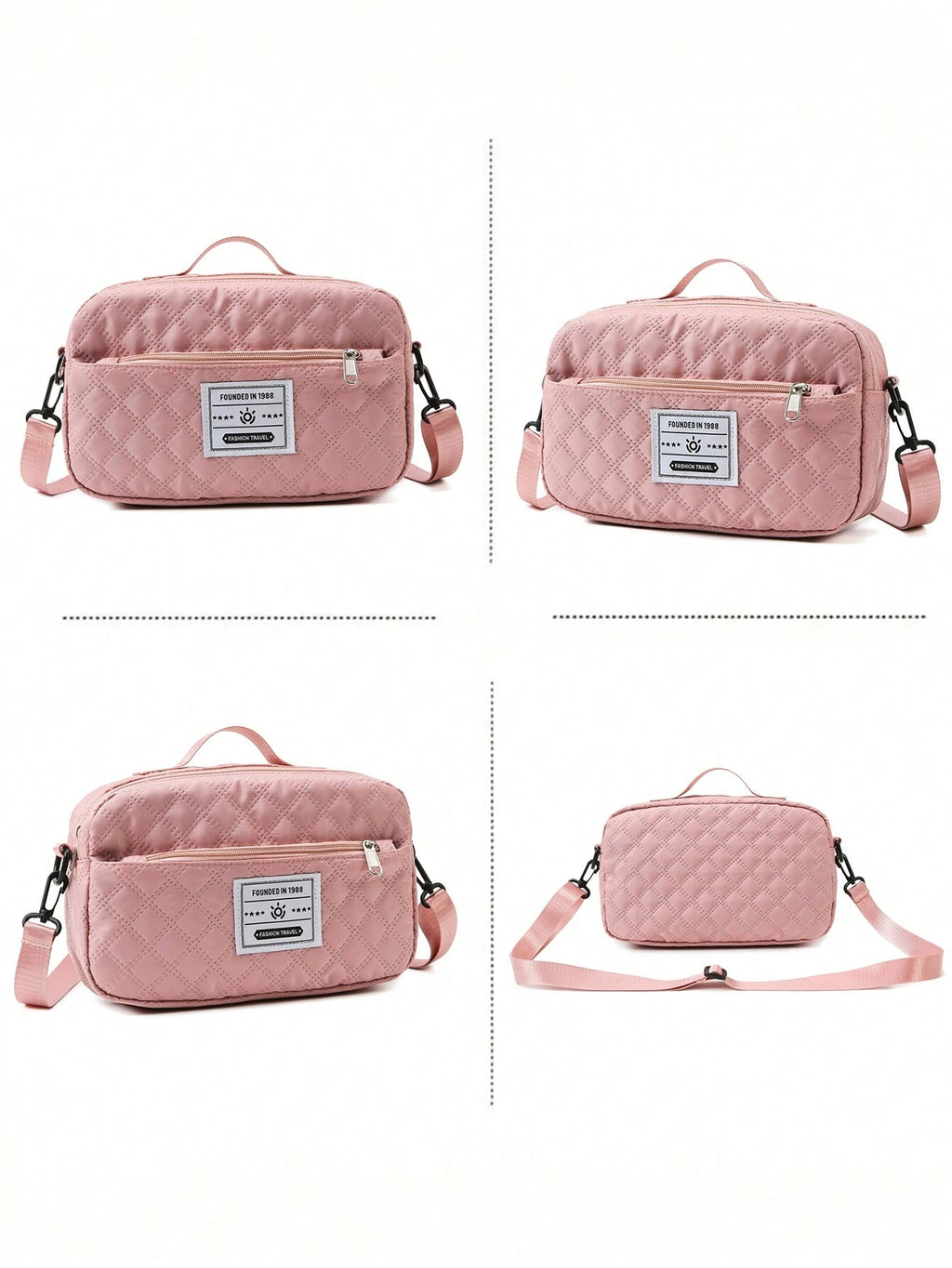 2PCS Large Capacity Travel Duffel Bag, Wet and Dry Separation Fitness Bag, Weekend Overnight Shoulder Bag, Hospital Necessary Mommy Bag, Travel Bag, Holiday Bag, Weekend Bag, Overnight Bag, with a Pull Bar Bag, with Shoe Storage, Boarding Bag, Cosmetics Storage Bag for Suitcase Gym Bag Duffle Bag for Luggage Carry on Bag College Bag Luggage Bags Weekender Bag Hospital Bag Pink Winter Bag for School School Accessories School Stuff