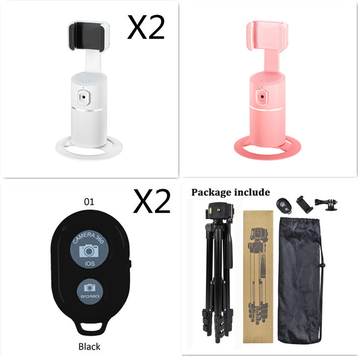 Smart Face Recognition Tracking PTZ Mobile Phone Stand Live Broadcast | حامل هاتف ذكي بتتبع الوجه للبث المباشر