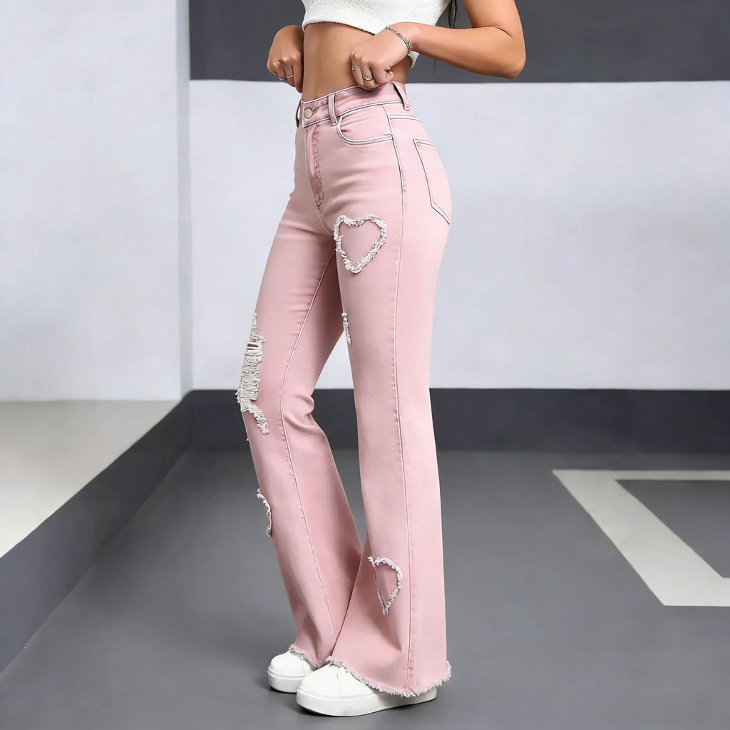 جينز نسائي كاجوال أنيق | Stylish Casual Denim Jeans For Women