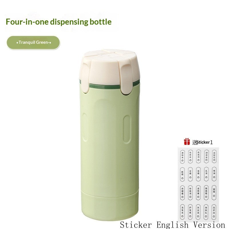 حافظة سفر 4 في 1 محمولة | 4 In 1 Travel Dispenser Portable Travel Bottles