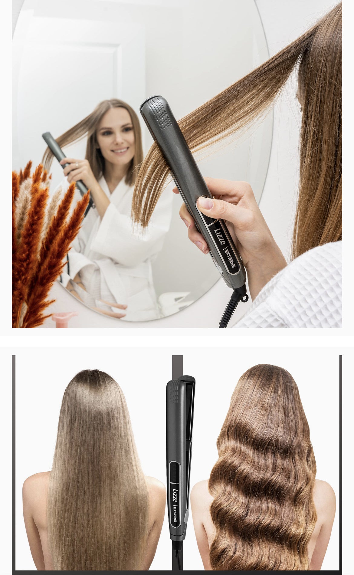مكواة شعر احترافية للصالونات | Hair Salon Professional Hair Straightener Electric Hair Curler