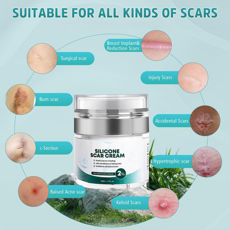 جل كريم علاج الندبات خفيف وغير دهني 50مل | Scar Cream Gel 50ml