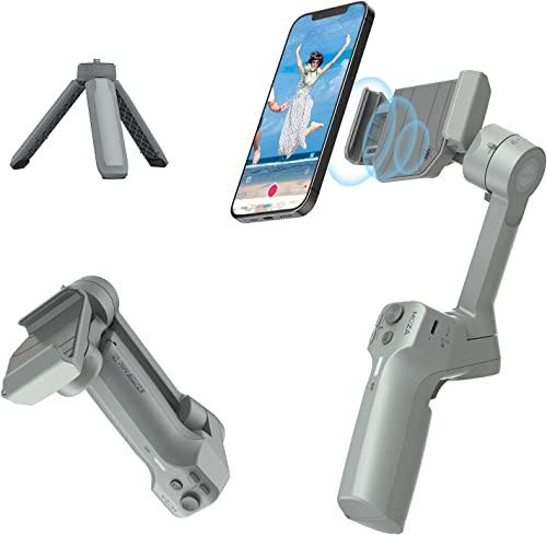 Moza Mini MX2 جيمبال للهواتف الذكية مثبت يدوي مع تتبع سريع وتحكم بالإيماءات | Moza Mini MX2 Smartphone Gimbal Handheld Stabilizer With Fast Tracking And Smart Gesture Control
