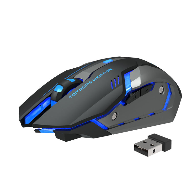 ماوس جيمينج لاسلكي صامت بشحن لاسلكي | Wireless Charging Silent Gaming Mouse Machinery