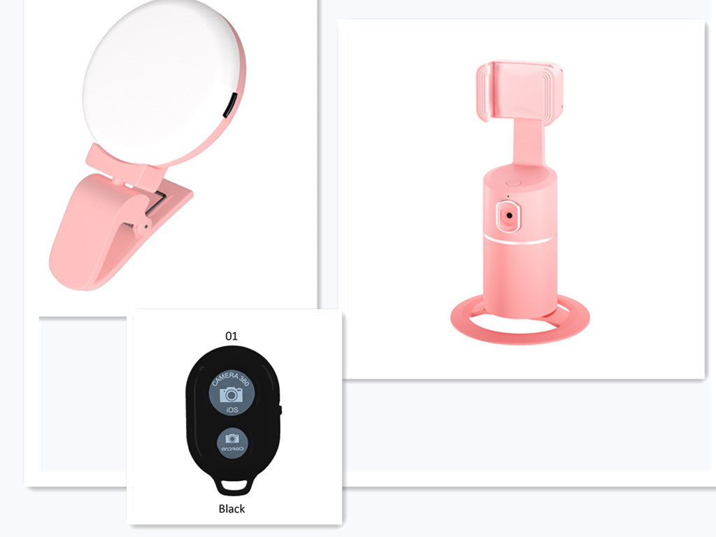 Smart Face Recognition Tracking PTZ Mobile Phone Stand Live Broadcast | حامل هاتف ذكي بتتبع الوجه للبث المباشر