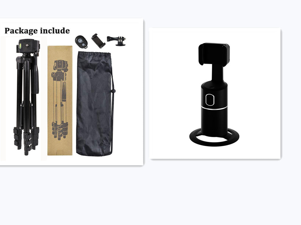 Smart Face Recognition Tracking PTZ Mobile Phone Stand Live Broadcast | حامل هاتف ذكي بتتبع الوجه للبث المباشر