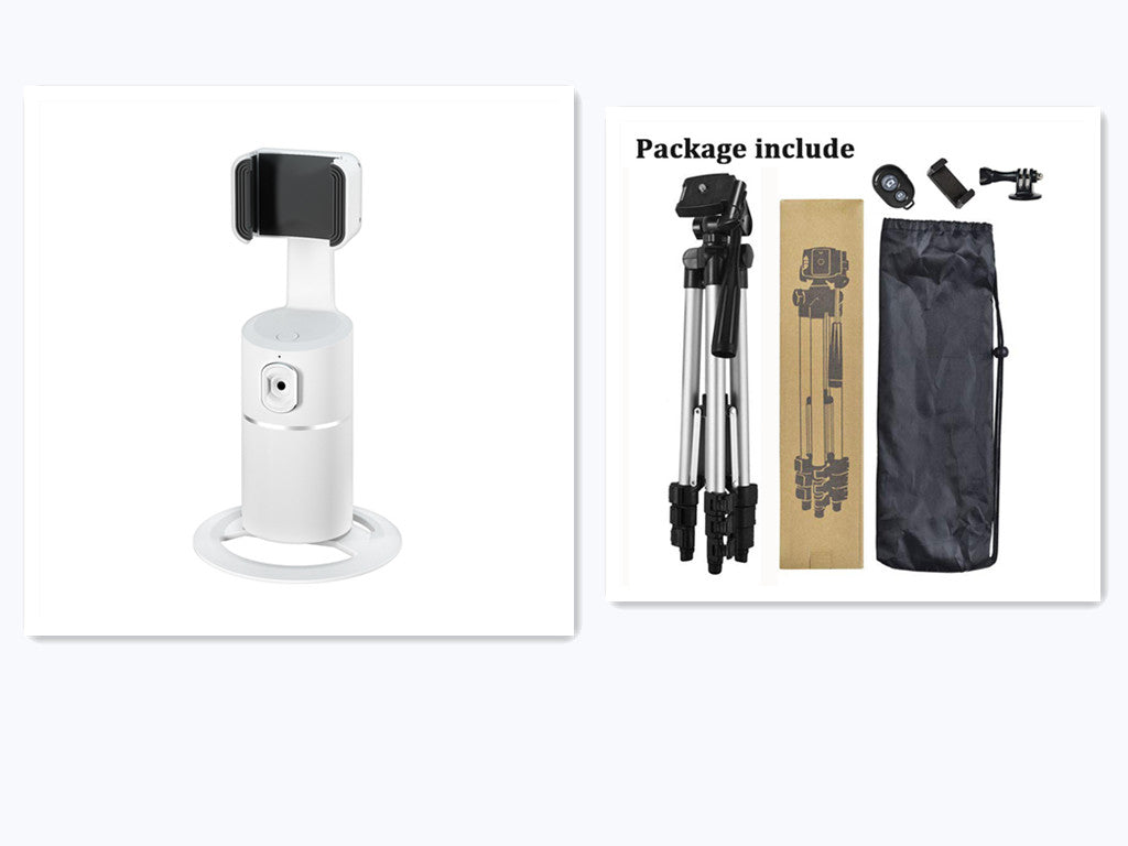 Smart Face Recognition Tracking PTZ Mobile Phone Stand Live Broadcast | حامل هاتف ذكي بتتبع الوجه للبث المباشر