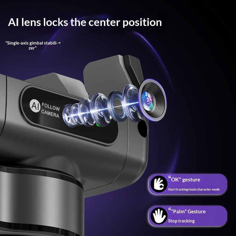 C22 مثبت أحادي المحور للهواتف الذكية مع تتبع ذكي للوجه بتقنية AI | C22 Smartphone Single-Axis Stabilizer With Intelligent AI Face Tracking And Handheld Design