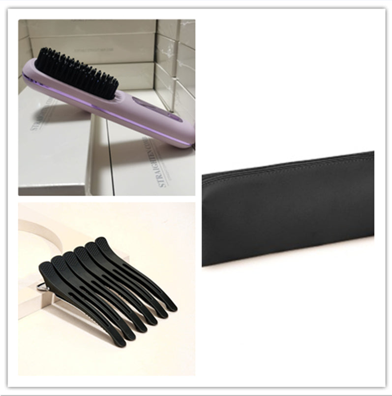 مشط تمليط لاسلكي 2 في 1 | 2 In 1 Straight Hair Comb Wireless Hair Straightener Brush
