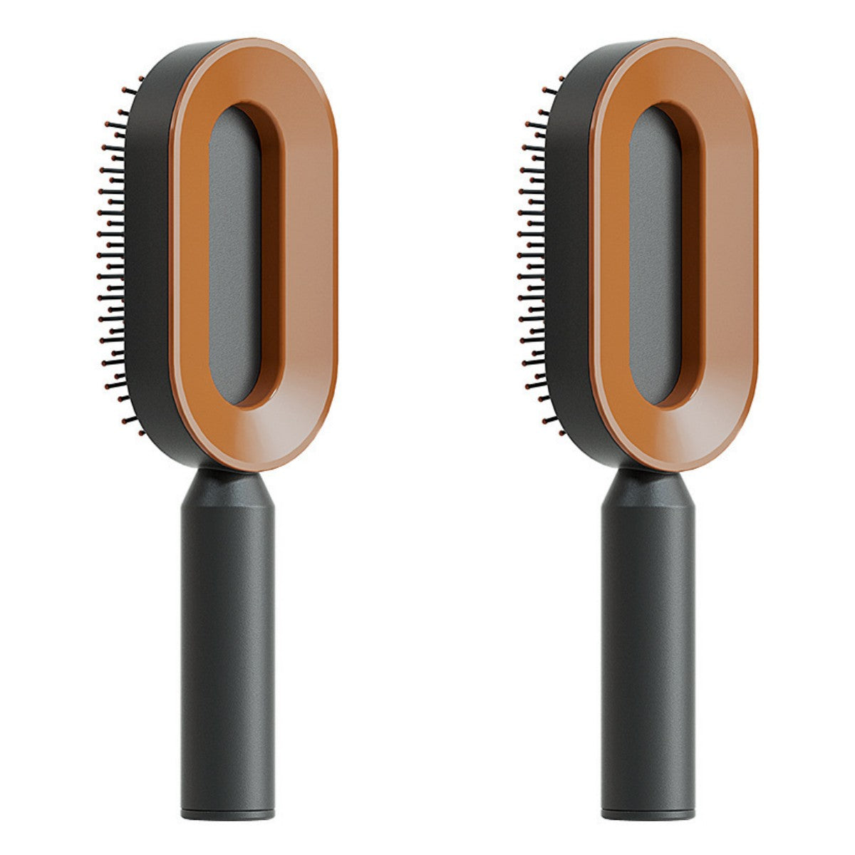 فرشاة شعر ذاتية التنظيف بضغطة واحدة مضادة للكهرباء لمساج فروة الرأس | Self Cleaning Hair Brush One-key Cleaning Anti-Static Airbag Massage Scalp Comb