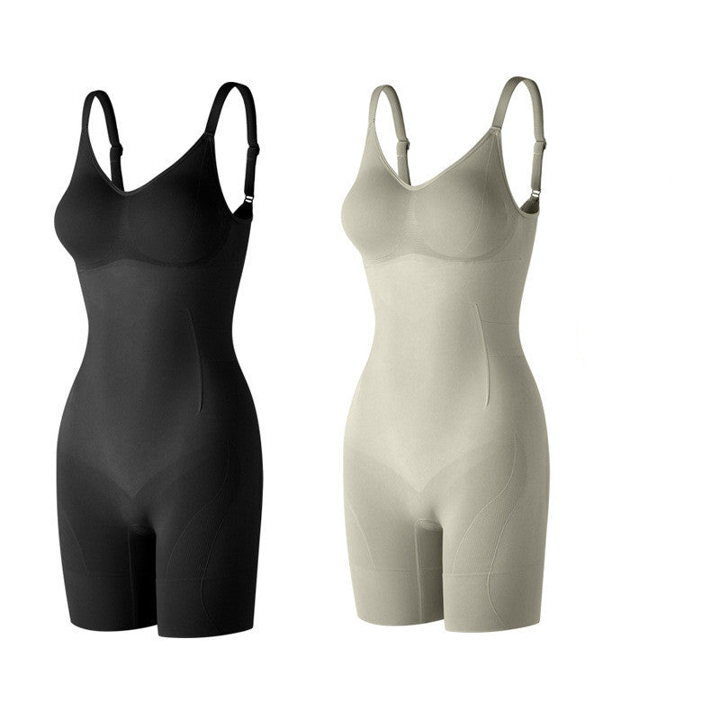 مشد نسائي لنحت البطن ورفع الأرداف بعد الولادة | Belly Contracting And Hip Lifting Postpartum Body Shaping Waist Slimming Seamless Tight Show Clothes