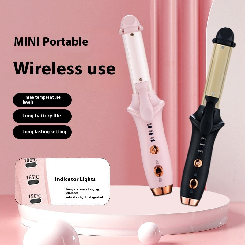 مكواة شعر 2 في 1 للفرد والتمويج | Two-in-one Hair Curler Hair Curler And Straightener Dual-use Bangs Hair Curler