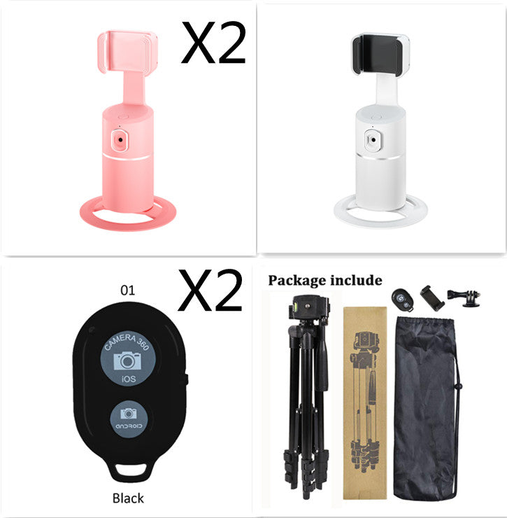 Smart Face Recognition Tracking PTZ Mobile Phone Stand Live Broadcast | حامل هاتف ذكي بتتبع الوجه للبث المباشر