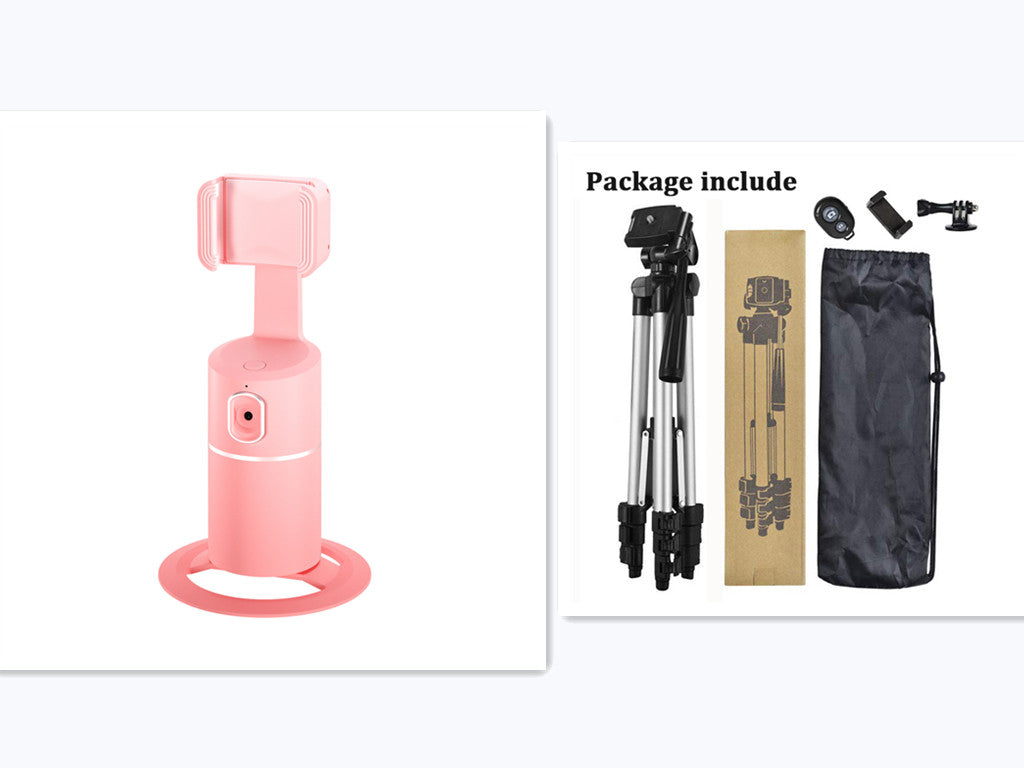 Smart Face Recognition Tracking PTZ Mobile Phone Stand Live Broadcast | حامل هاتف ذكي بتتبع الوجه للبث المباشر