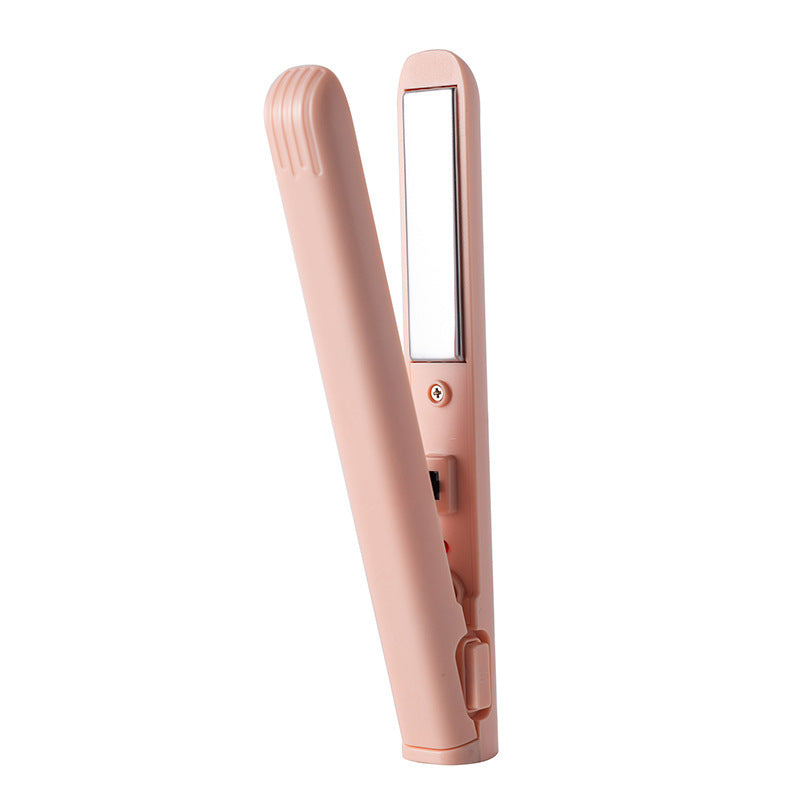 مكواة شعر ميني 2 في 1 محمولة بمنفذ USB | Hair Curler And Straightener Dual-use Portable Usb Interface Mini Hair Styling Iron