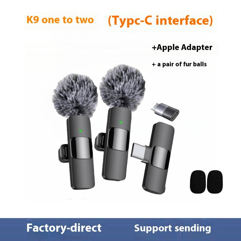 ميكروفون لافالير لاسلكي للبث المباشر وتصوير الفيديو | Wireless Lavalier Microphone for Live Streaming & Short Video