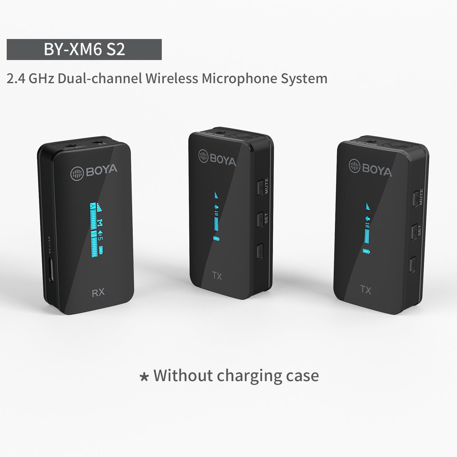مايكروفون BOYA BY-XM6 لاسلكي احترافي للهاتف والكاميرا | BOYA BY-XM6 Wireless Microphone for Mobile Phone SLR Camera
