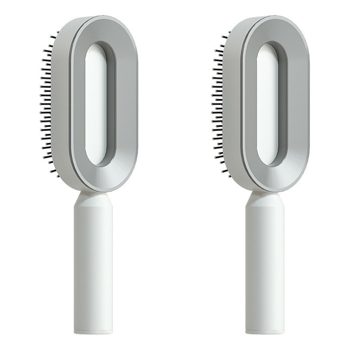 فرشاة شعر ذاتية التنظيف بضغطة واحدة مضادة للكهرباء لمساج فروة الرأس | Self Cleaning Hair Brush One-key Cleaning Anti-Static Airbag Massage Scalp Comb