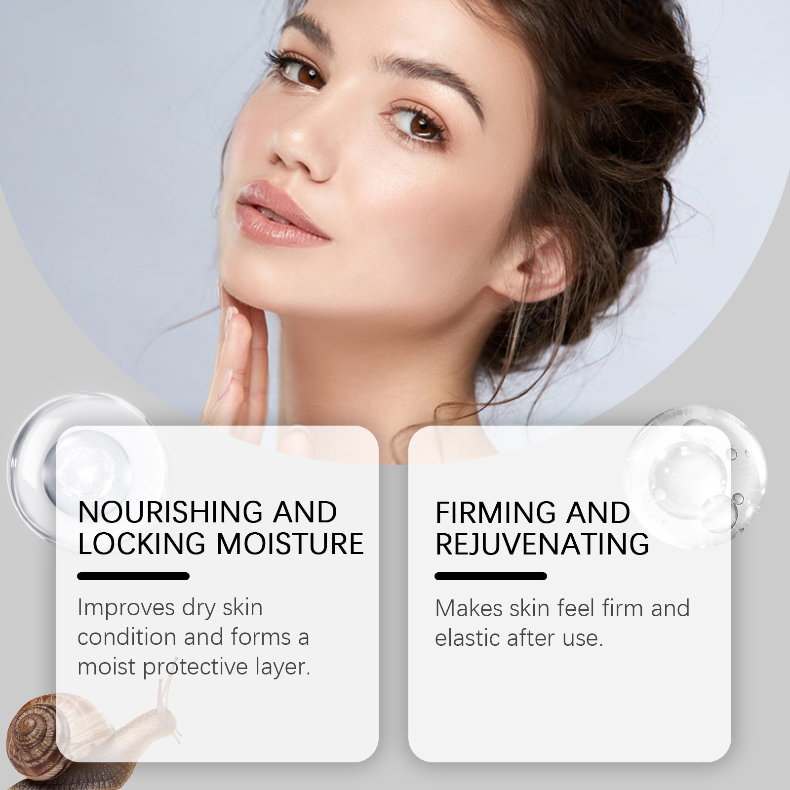 قناع مرطب وشاد بمخاط الحلزون | Snail Mucin Moisturizing Mask