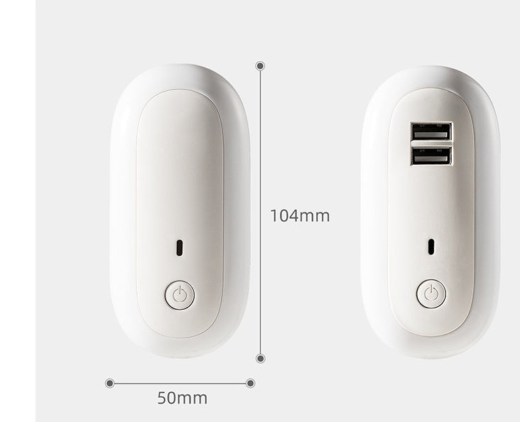 مصباح جداري LED بسيط مزود بمقبس تحكم عن بعد USB، مع مؤقت لتعتيم الإضاءة الليلية، مناسب لغرف النوم والمعيشة والممرات.