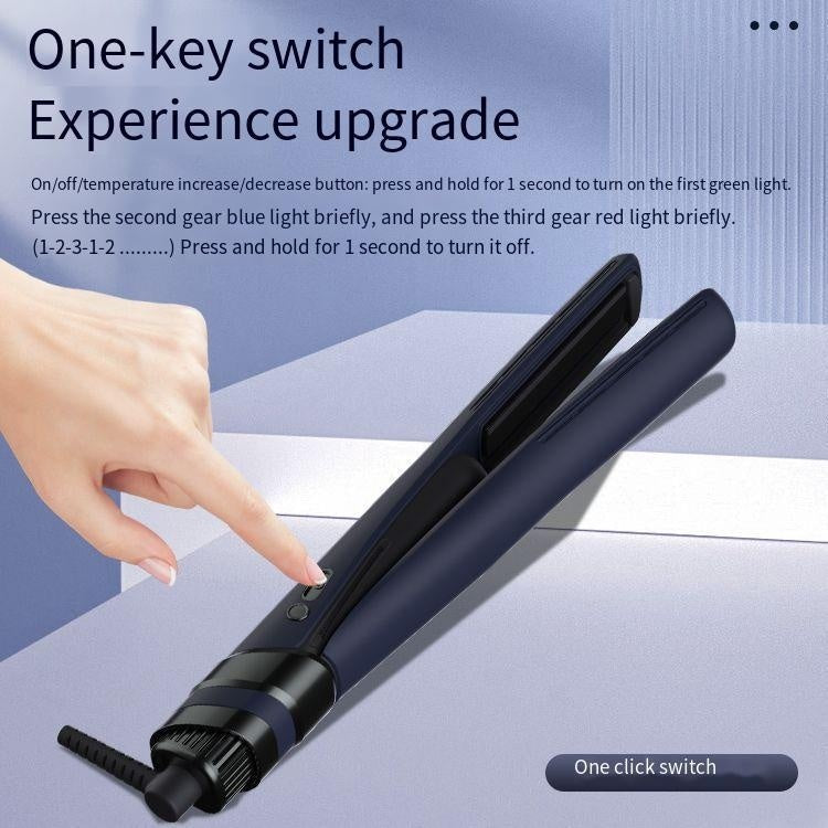 مكواة شعر جديدة 2 في 1 للتجعيد والتسريح | New Hair Curler And Straightener Dual-use Electric Heating Hair Straightener