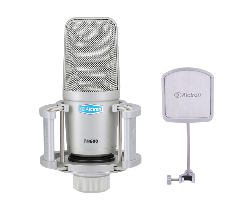 مايكروفون كوندنسر TH600 بحجرة كبيرة XLR للتسجيل الاحترافي | TH600 Large Diaphragm Condenser Microphone XLR Professional Recording